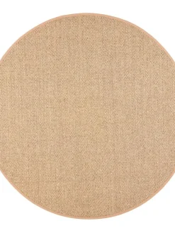 VM-Carpet Pyöreät Matot|Barrakuda 6520 olki, Ø 240 cm, kantti 32B