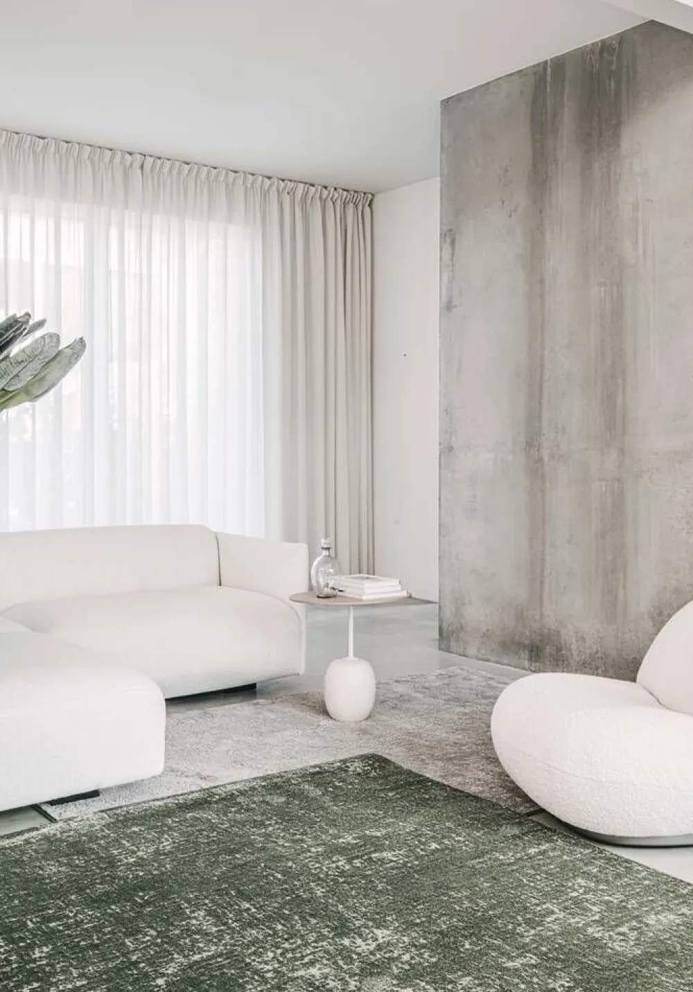 VM-Carpet Keskilattiamatot|Basaltti 490 vihreä 160*230 cm, kantti 5774