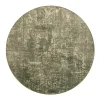 Basaltti 490 vihreä ø 133 cm, kantti 5774>VM-Carpet Sale
