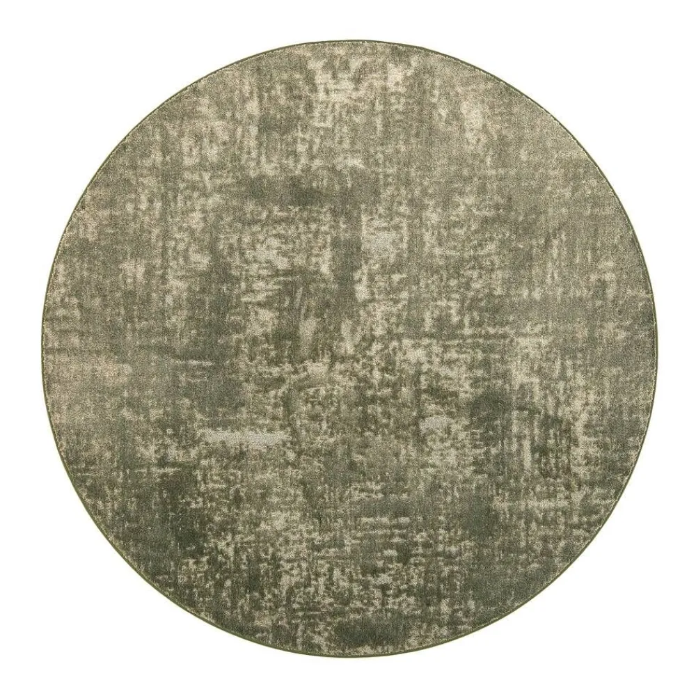 Basaltti 490 vihreä ø 200 cm, kantti 5774>VM-Carpet Best