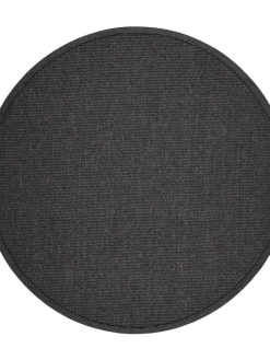 Esmeralda 79 musta, Ø 133 cm, kantti 020 B>VM-Carpet New