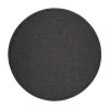 VM-Carpet Pyöreät Matot|Esmeralda 79 musta, Ø 160 cm, kantti 020 B