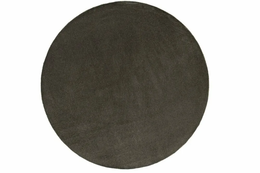 VM-Carpet Pyöreät Matot|Hattara 98 tummanharmaa, Ø 133 cm