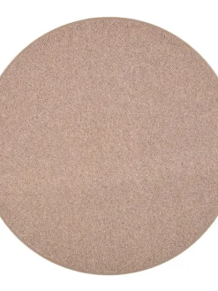 Hiillos, 752 ruskea Ø 240 cm, kantti 25 B>VM-Carpet Clearance