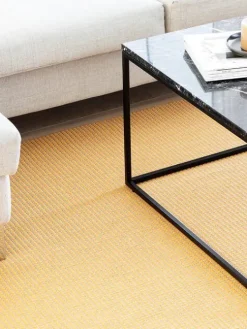 VM-Carpet Keskilattiamatot|Lyyra 71 keltainen,  133*200 cm, kantti 41