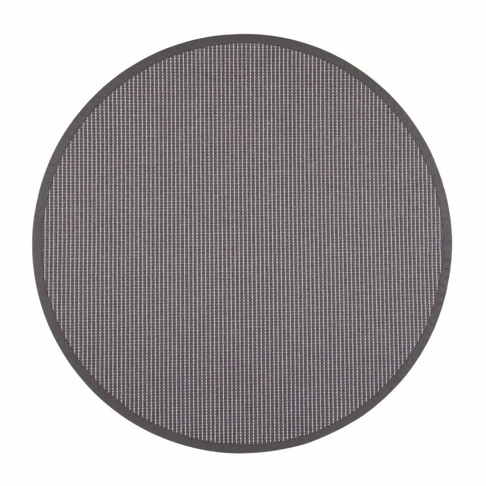 Lyyra 78 tummanharmaa, Ø 200 cm, kantti 38>VM-Carpet New