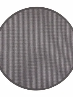 Lyyra 78 tummanharmaa, Ø 133  cm, kantti 38>VM-Carpet Sale
