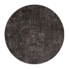 VM-Carpet Pyöreät Matot|matto Basalttiø 160 cm  800 musta