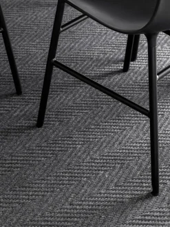 matto Elsa Ø 160 cm musta>VM-Carpet Discount
