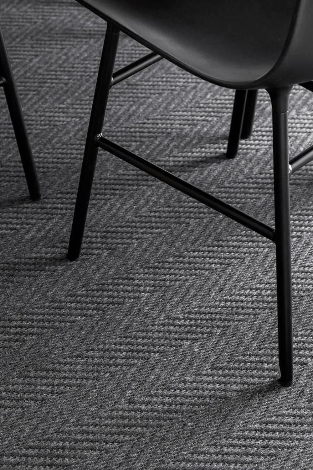 matto Elsa Ø 200 cm musta>VM-Carpet Online