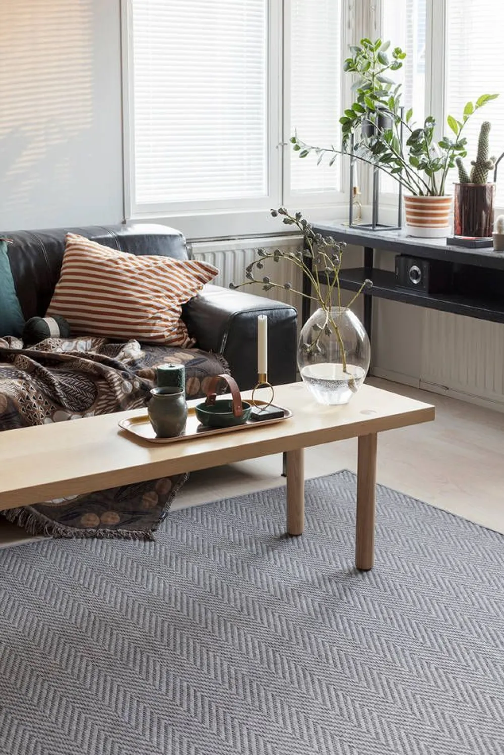 VM-Carpet Keskilattiamatot|matto Elsa 200x300 cm harmaa