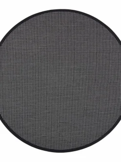 matto Lyyra2 ø 240 cm 70 musta>VM-Carpet Online