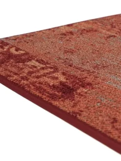 VM-Carpet Käytävämatot|matto Rustiikki 80x300 cm 14 puna-oranssi
