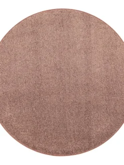 Onni, 68 ruskea Ø 240 cm, kantti 5982>VM-Carpet Outlet