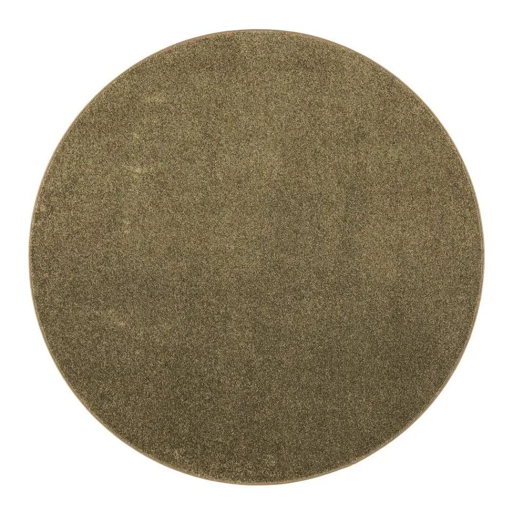 VM-Carpet Pyöreät Matot|Onni, 26 vihreä Ø 200 cm, kantti 5764