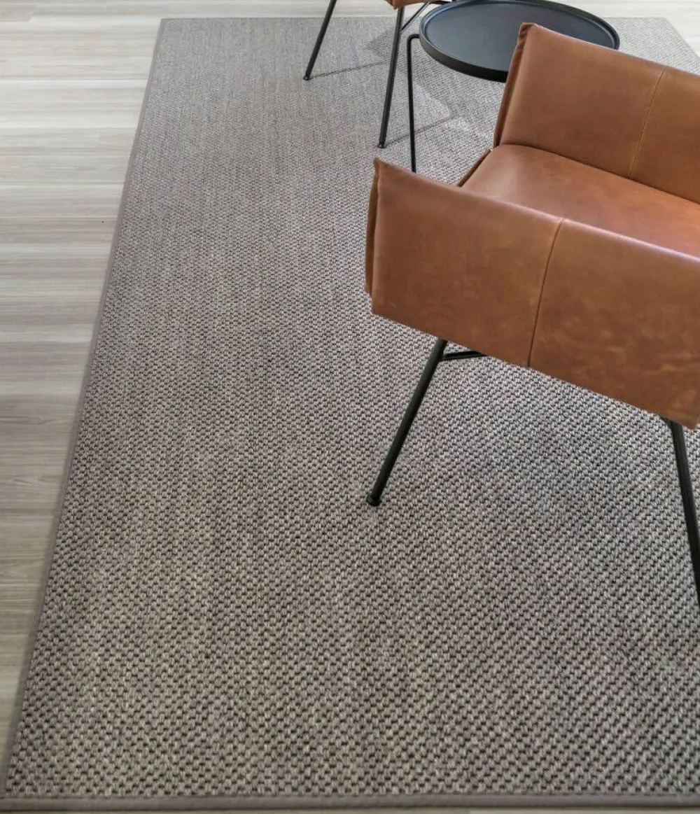VM-Carpet Keskilattiamatot|Panama 9007 natural, 160*230 cm, kantti pellava
