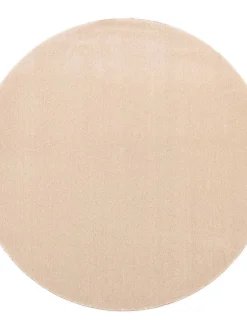 VM-Carpet Pyöreät Matot|Puuteri, 132 beige, Ø 160 cm, kantti 5978