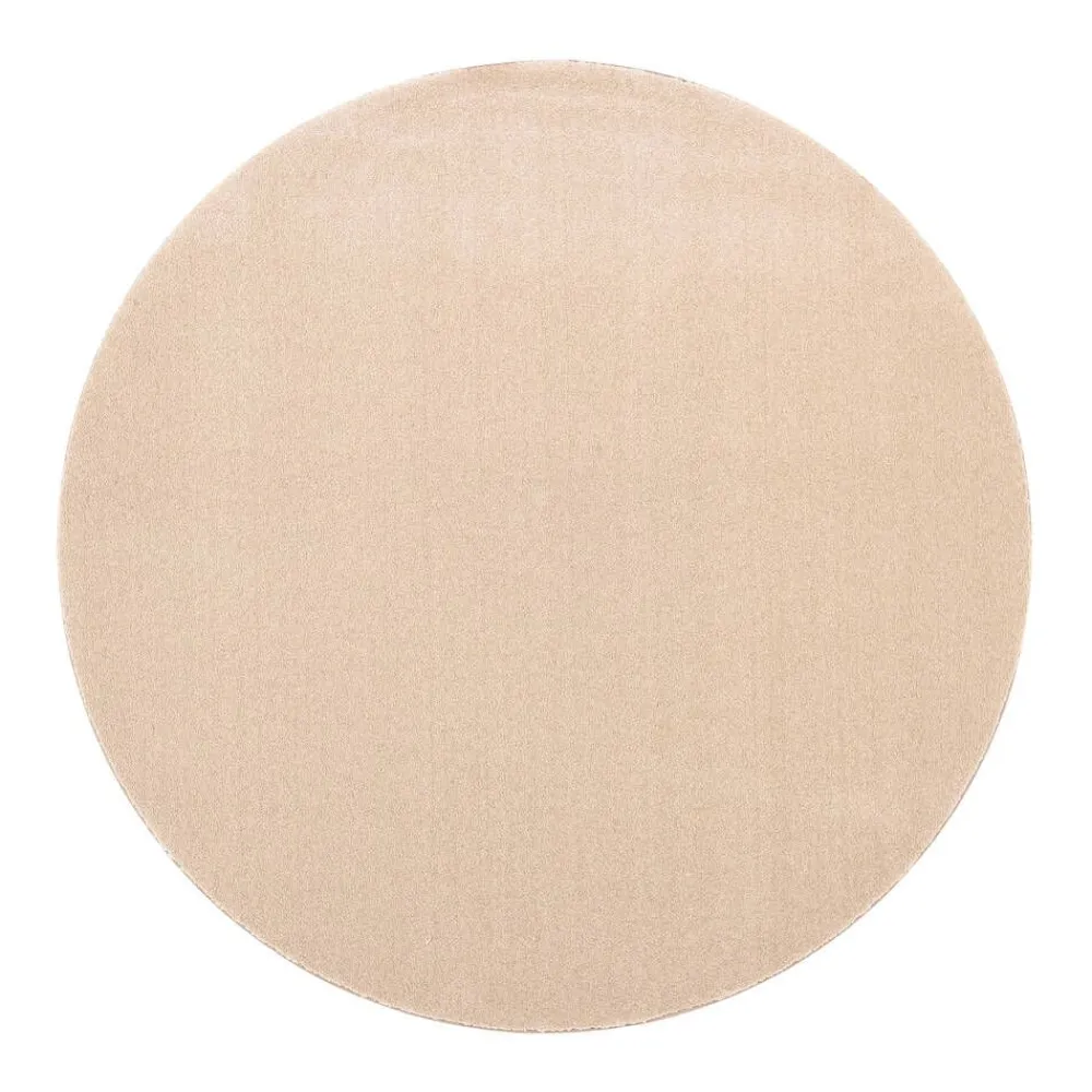 VM-Carpet Pyöreät Matot|Puuteri, 132 beige, Ø 160 cm, kantti 5978