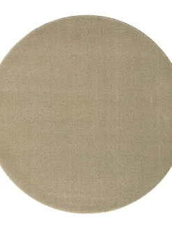 VM-Carpet Pyöreät Matot|Puuteri 164 oliivi, Ø 200 cm, kantti 5921