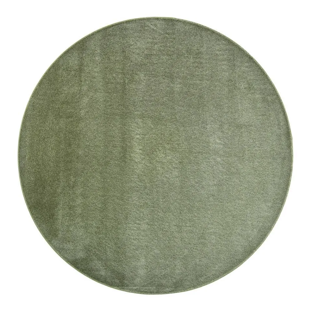 Satine 572 vihreä, Ø 200 cm, kantti 5784>VM-Carpet Clearance