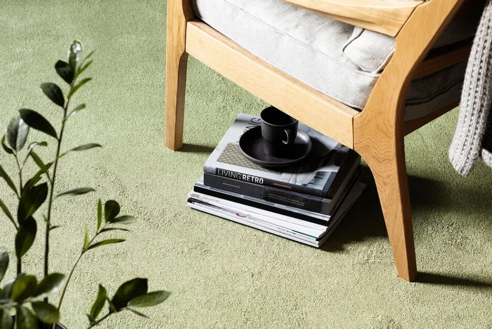 Satine 572 vihreä, 133*200 cm, kantti 5784>VM-Carpet Clearance