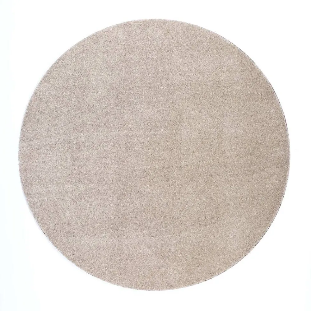 VM-Carpet Pyöreät Matot|Silkkitie, 138 beige, Ø 160 cm, kantti 5938
