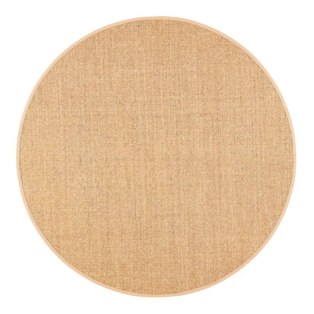 Sisal, 50 natur, Ø 160 cm, kantti 32 B>VM-Carpet Sale
