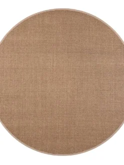 VM-Carpet Pyöreät Matot|Sisal, 85 taupe, Ø 160 cm, kantti 25 B