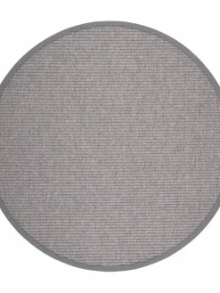 VM-Carpet Pyöreät Matot|Tunturi 77 harmaa, Ø160 cm, kantti 077 B