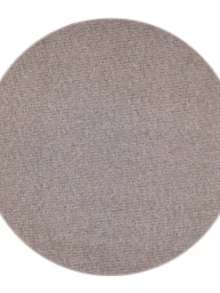 VM-Carpet Pyöreät Matot|Tweed, 39 harmaa, Ø 240 cm, kantti 5434