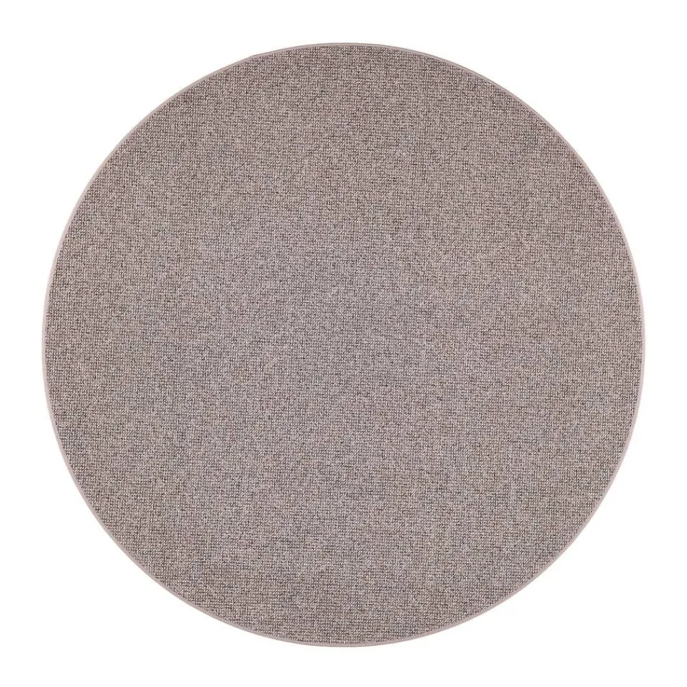 VM-Carpet Pyöreät Matot|Tweed, 39 harmaa, Ø 240 cm, kantti 5434