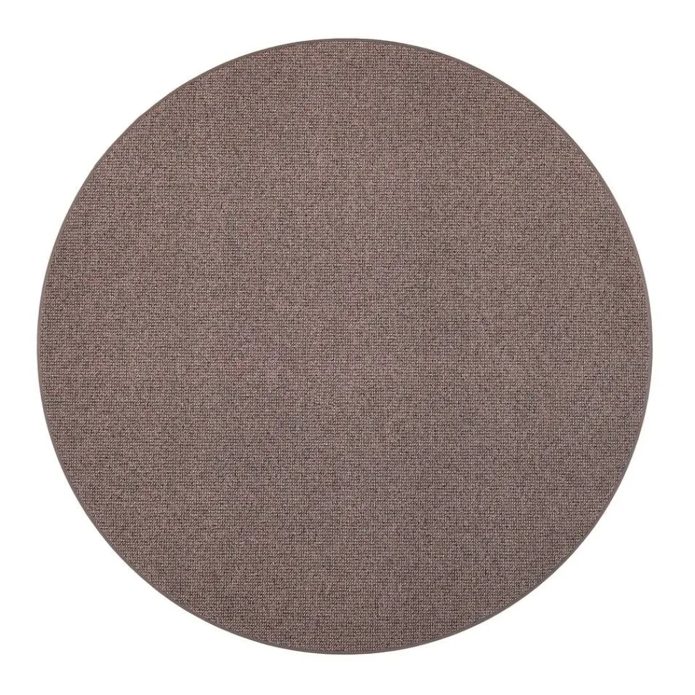 VM-Carpet Pyöreät Matot|Tweed, 94 t.harmaa, Ø 160 cm, kantti 6013