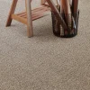 VM-Carpet Pyöreät Matot|Tweed, 32 vaalea beige, Ø 133 cm, kantti 6283