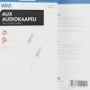 audiokaapeli 2 m 3, 5mm valkoinen>Wave Outlet