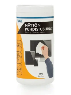 näytön puhdistusliinat 100 kpl>Wave Best