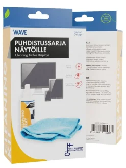 Wave Kuulokkeet Ja Puhelintarvikkeet|näytön puhdistussarja mikrokuituliina+puhdistusaine