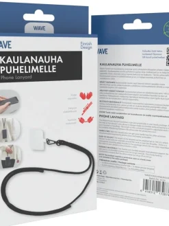 puhelimen kaulanauha musta>Wave Outlet