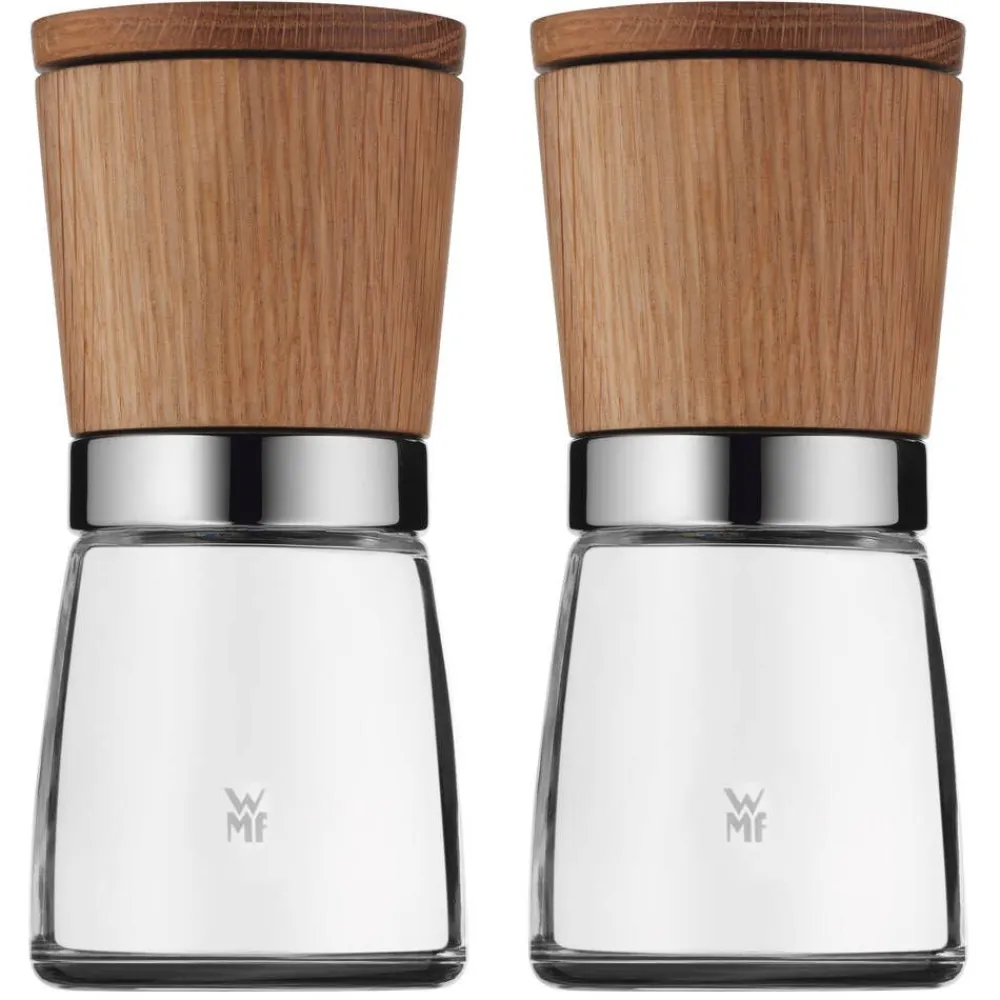 WMF Keittiötarvikkeet|maustemylly Ceramill Nature 13,5 cm 2 kpl tammi/lasi