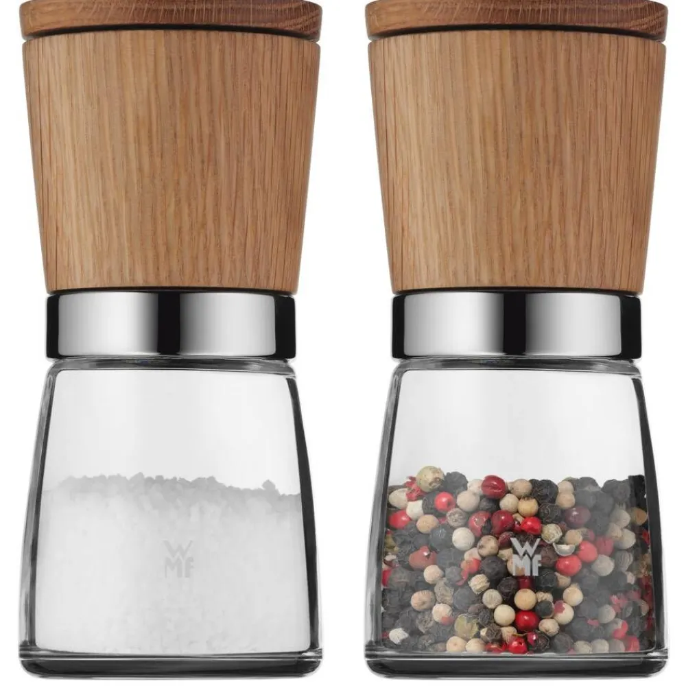 WMF Keittiötarvikkeet|maustemylly Ceramill Nature 13,5 cm 2 kpl tammi/lasi