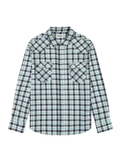 Wrangler Kauluspaidat|paita Western Shirt Blue