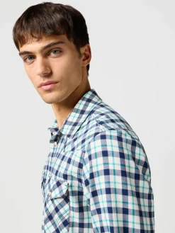Wrangler Kauluspaidat|paita Western Shirt Blue