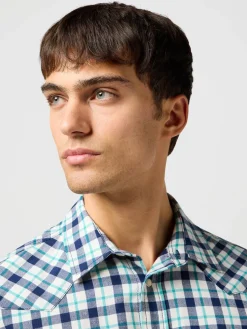 Wrangler Kauluspaidat|paita Western Shirt Blue