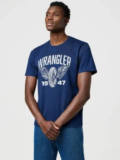 t-paita 112371477 Americana Tee Regular fit>Wrangler Hot