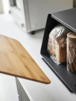 Yamazaki Ruoansäilytys Ja Järjestys|leipälaatikko + irtokansi Tower musta