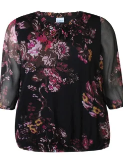 Zhenzi Puserot|pusero Jimena 33800 rosa/musta