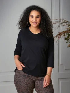 Zhenzi Trikoopaidat Ja Colleget|t-paita Alberta MUSTA 900